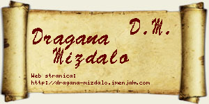 Dragana Miždalo vizit kartica